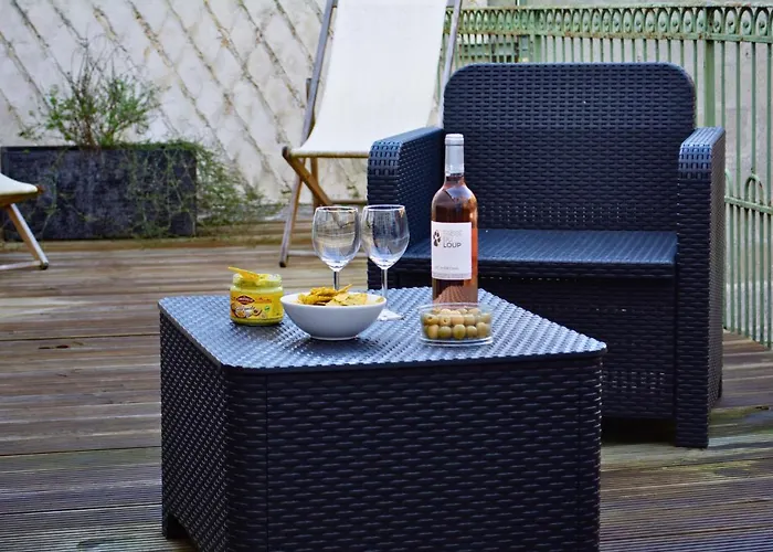 Le Charme D'antan - Terrasse - Balcon - Hypercentre